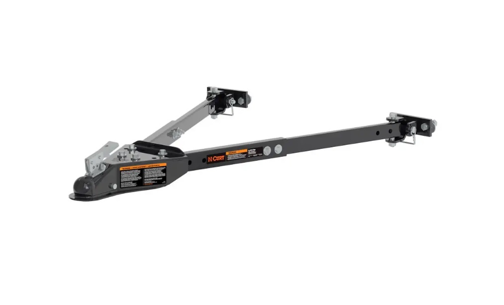 Curt Universal Tow Bar with 2 inch Coupler - 5,000 lbs Capacity