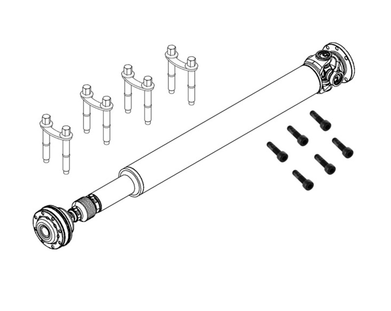 2 Door Bronco 4x4 Performance Driveshaft