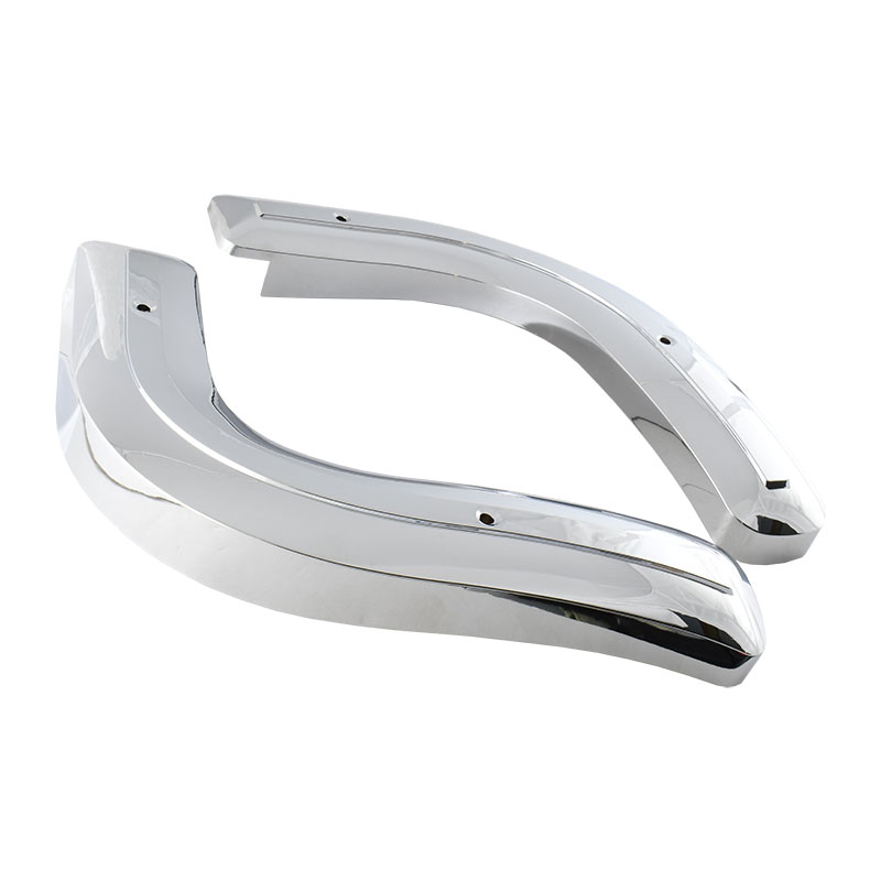 1974-84 Ford F Series Seat Back Pivot Side Covers - Chrome Pair