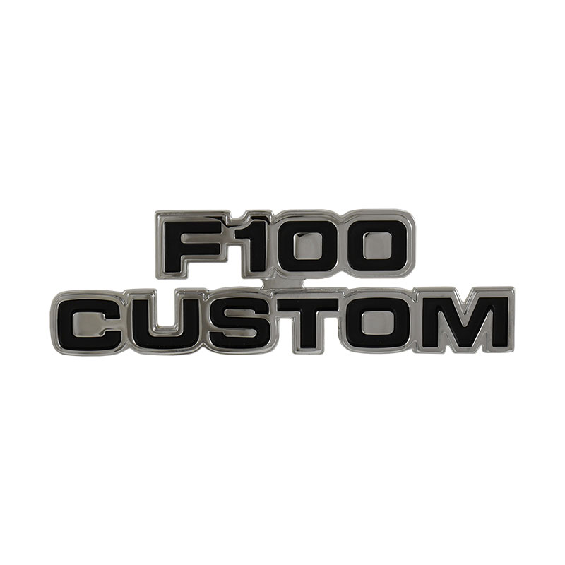 1977-1979 Ford F Series Truck F100 Custom Cowl Side Emblem, New