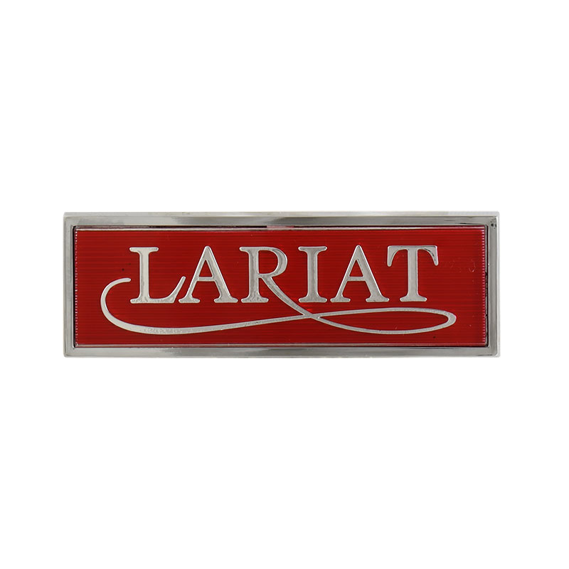 1978-1979 Ford F Series Truck Lariat Cowl Side Emblem