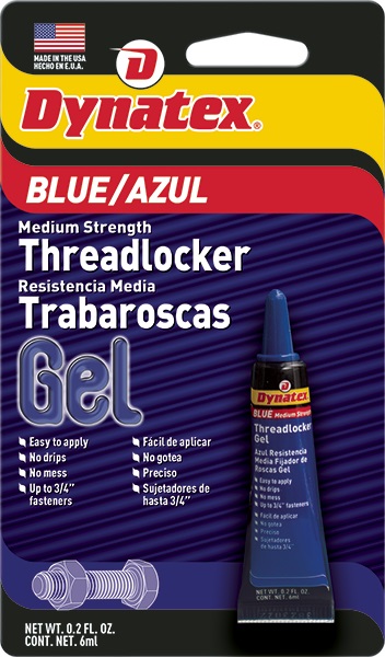 DYNATEX� Blue Medium Strength Threadlocker Gel