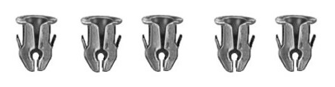 Bronco Emblem Barrel Clips 66-77 (one emblem)