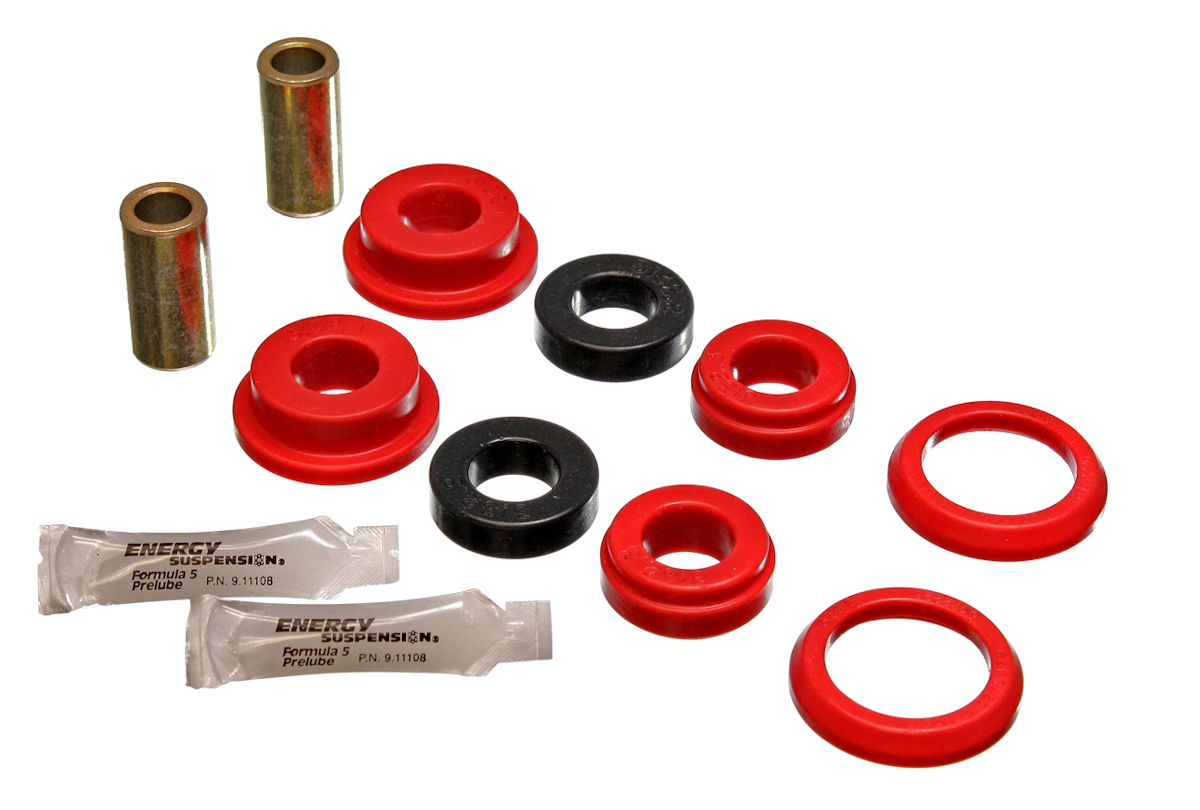 1980-1986 Ford F-Series Truck Axle Pivot Bushings, 2wd(Pair) Red