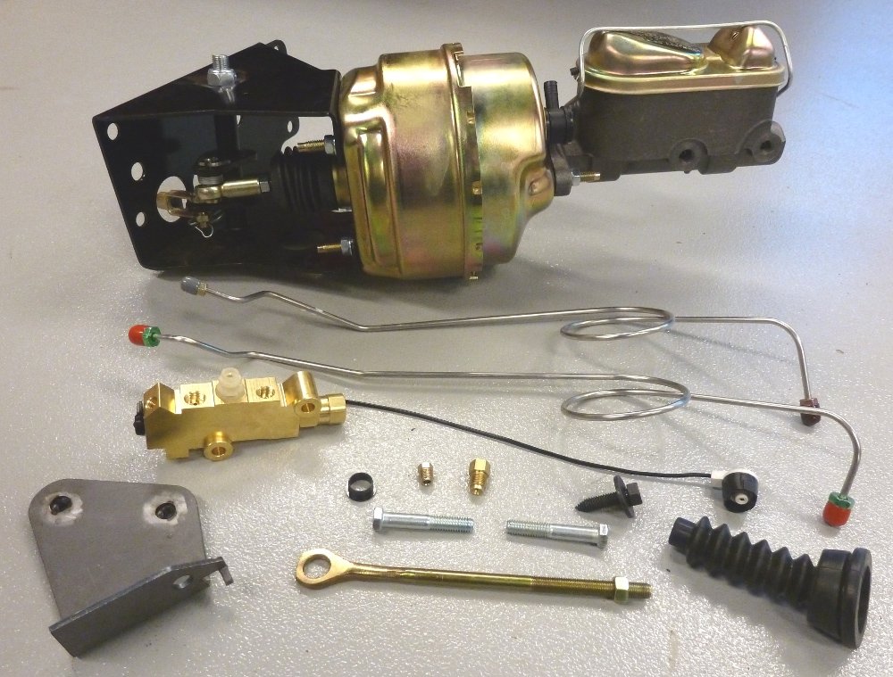 thumbnail interactive-video image 1 of 1966-77 Ford Bronco Dual Power Brake Booster Conversion Kit – Firewall Mount, Rodspeedracing 1 of 5