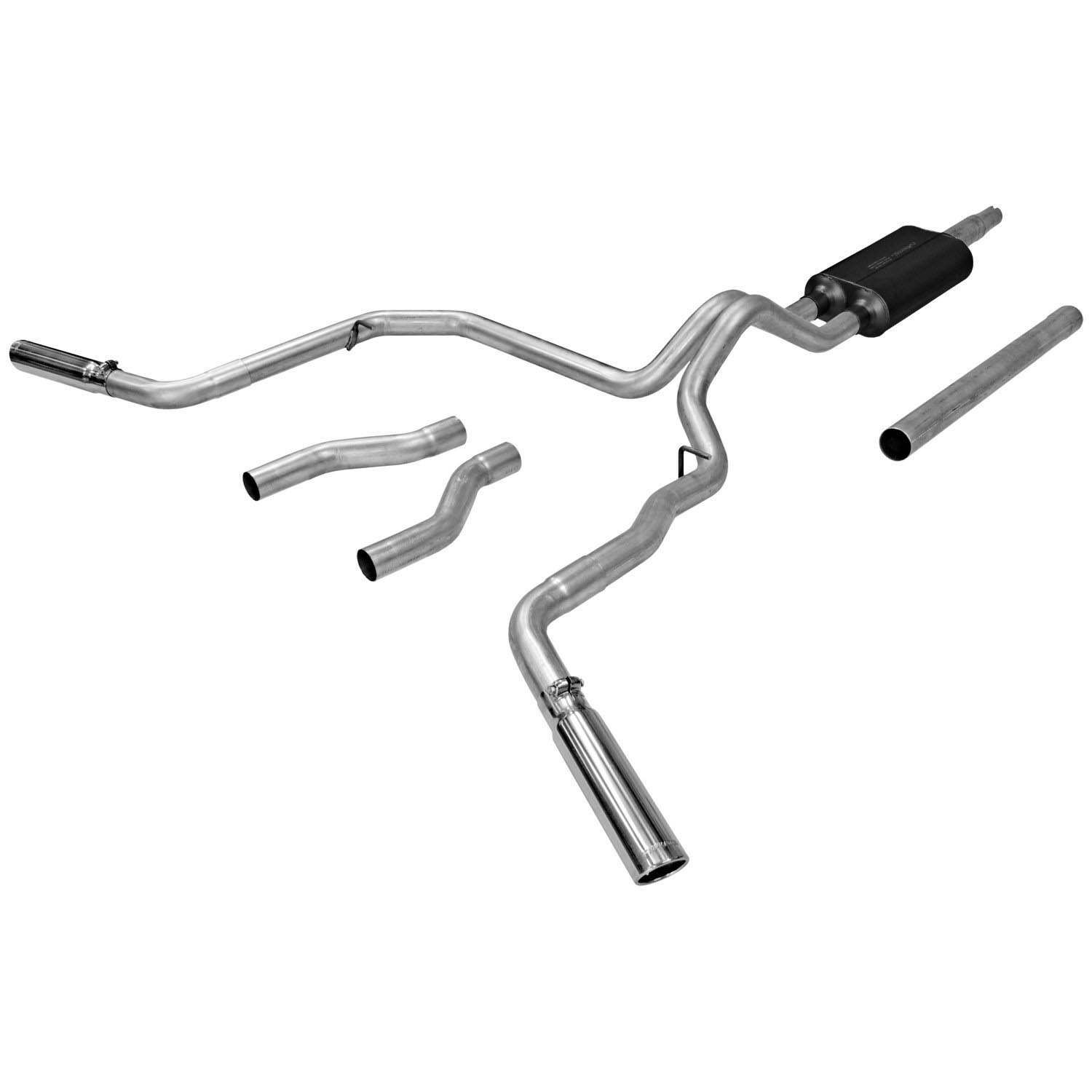 87-96 F150 Flowmaster SS American Thunder Cat-Back Exhaust System