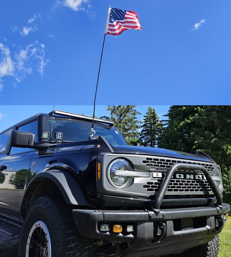 American Flag Offroad Flag 6.5 Foot