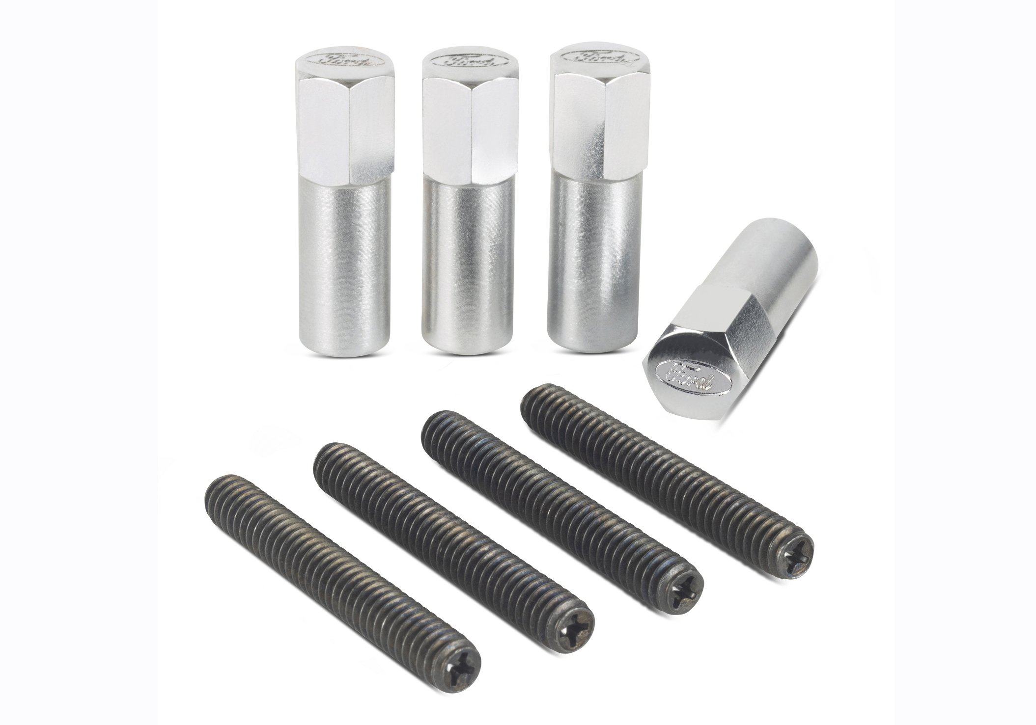 Ford Performance Valve Cover Hold Down Mini Nuts - CHROME