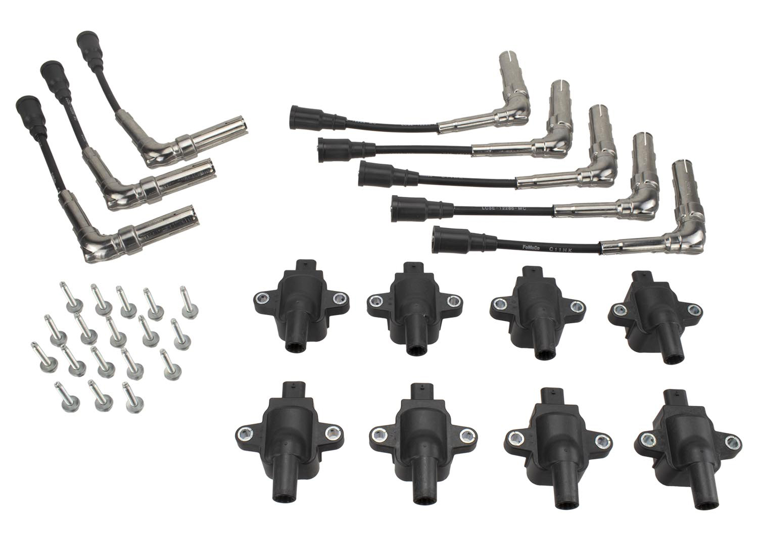 7.3L GAS IGNITION COIL AND WIRE SET OF 8