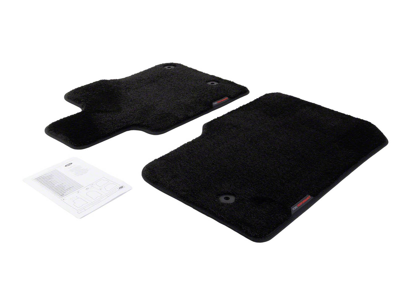 2021-26 Ford Bronco 2dr Ford Performance Premium Floor Mat Set BLACK
