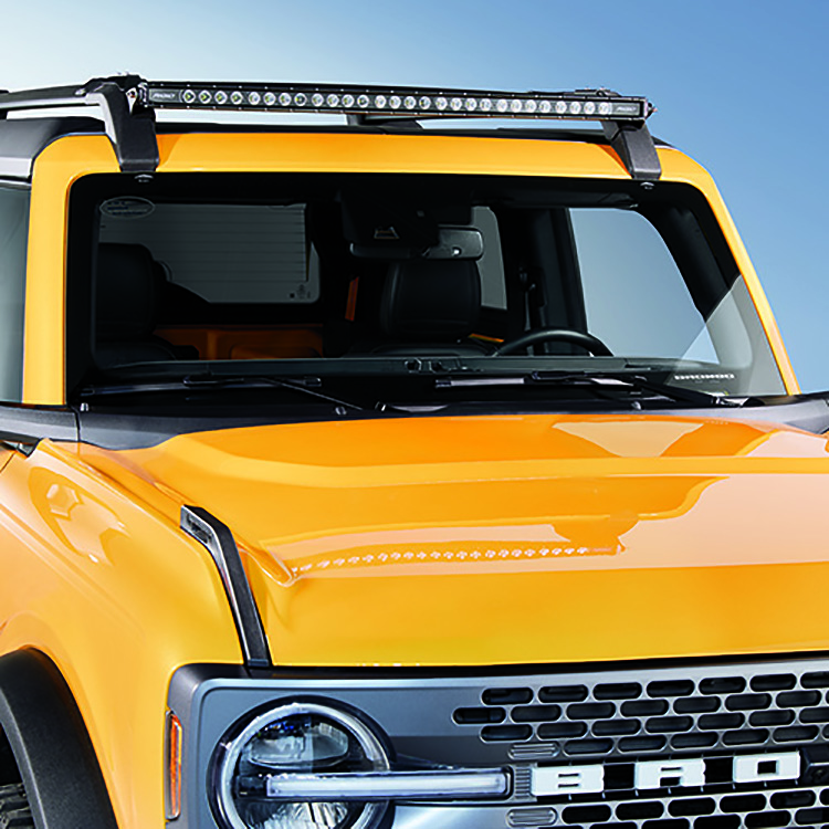 Ford Perfomrnace Bronco Roof Rack Mounted Off-Road Light, By Rigid