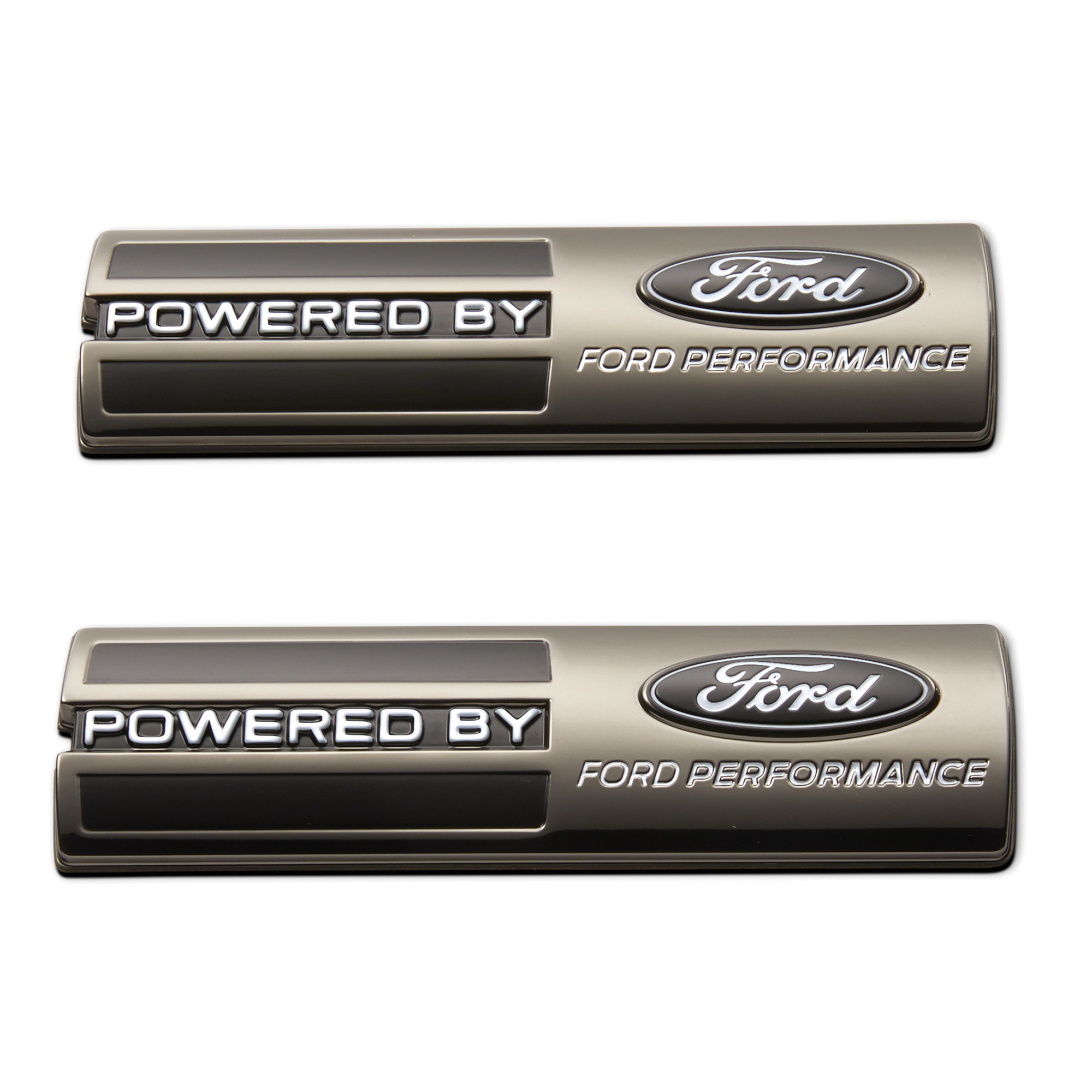 Powered By Ford Performance Badge - Black - Pair