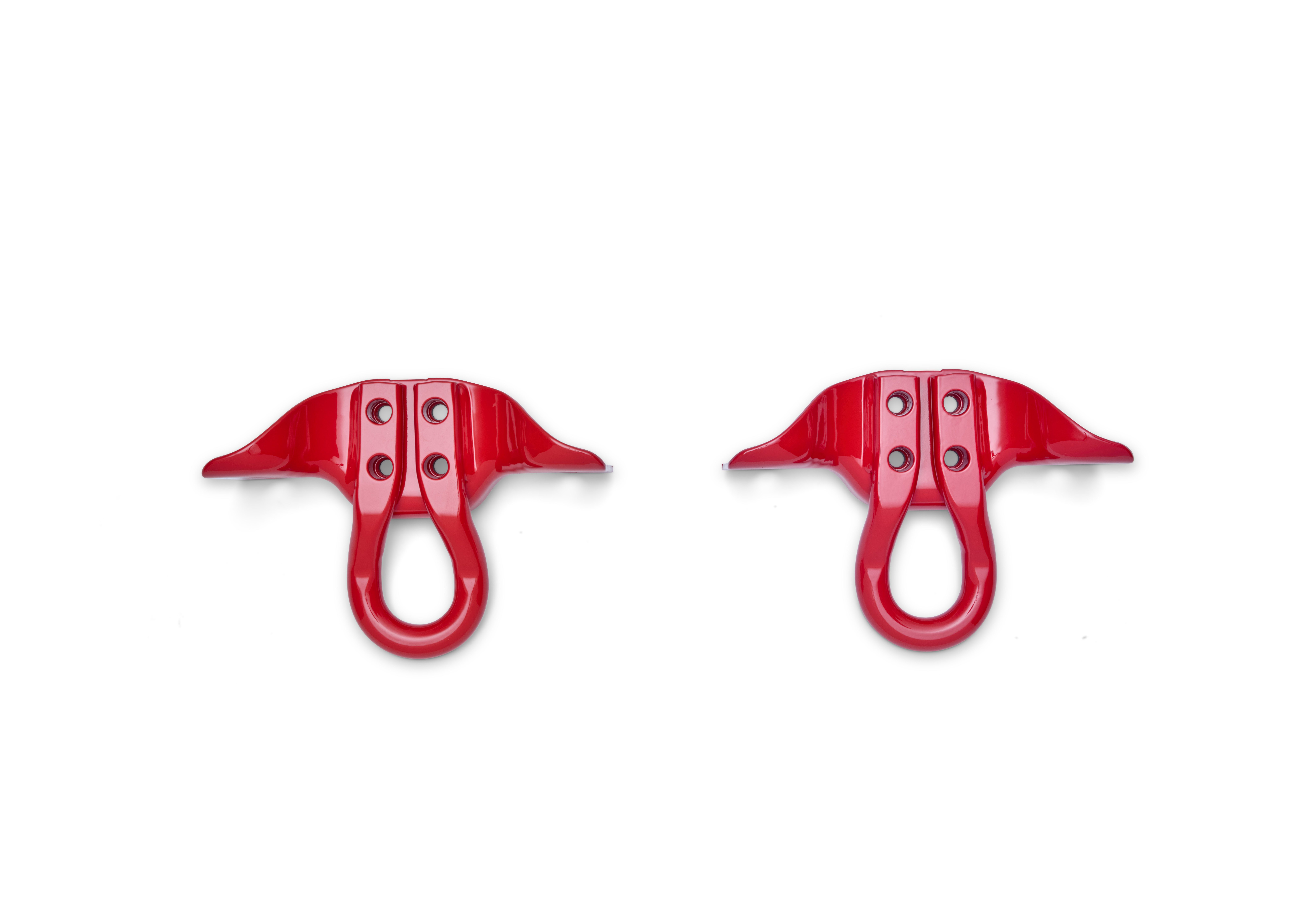 2017-2026 Ford Super Duty Tow Hooks From Ford Performance - PAIR - RED
