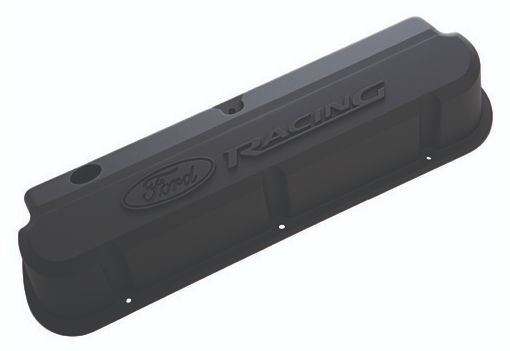 Ford Racing Valve Covers Die-Cast, Black Crinkle