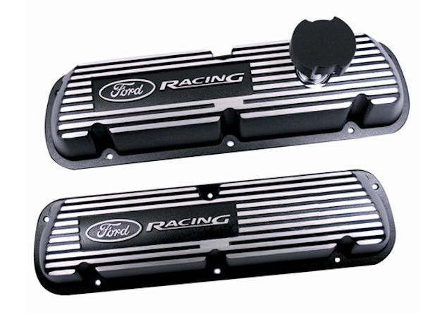 Black Satin Ford Racing Valve Covers, 289/302/351W