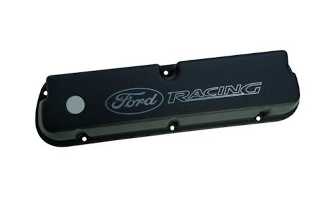 Ford Racing Valve Covers Die-Cast, Black Crinkle