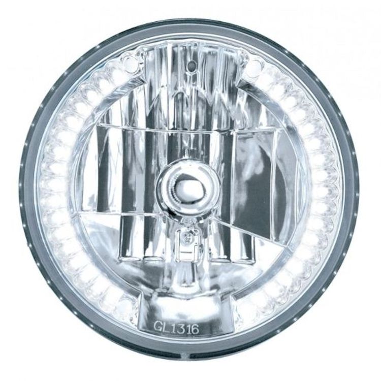 7 Inch Crystal Headlights w/34 LED's