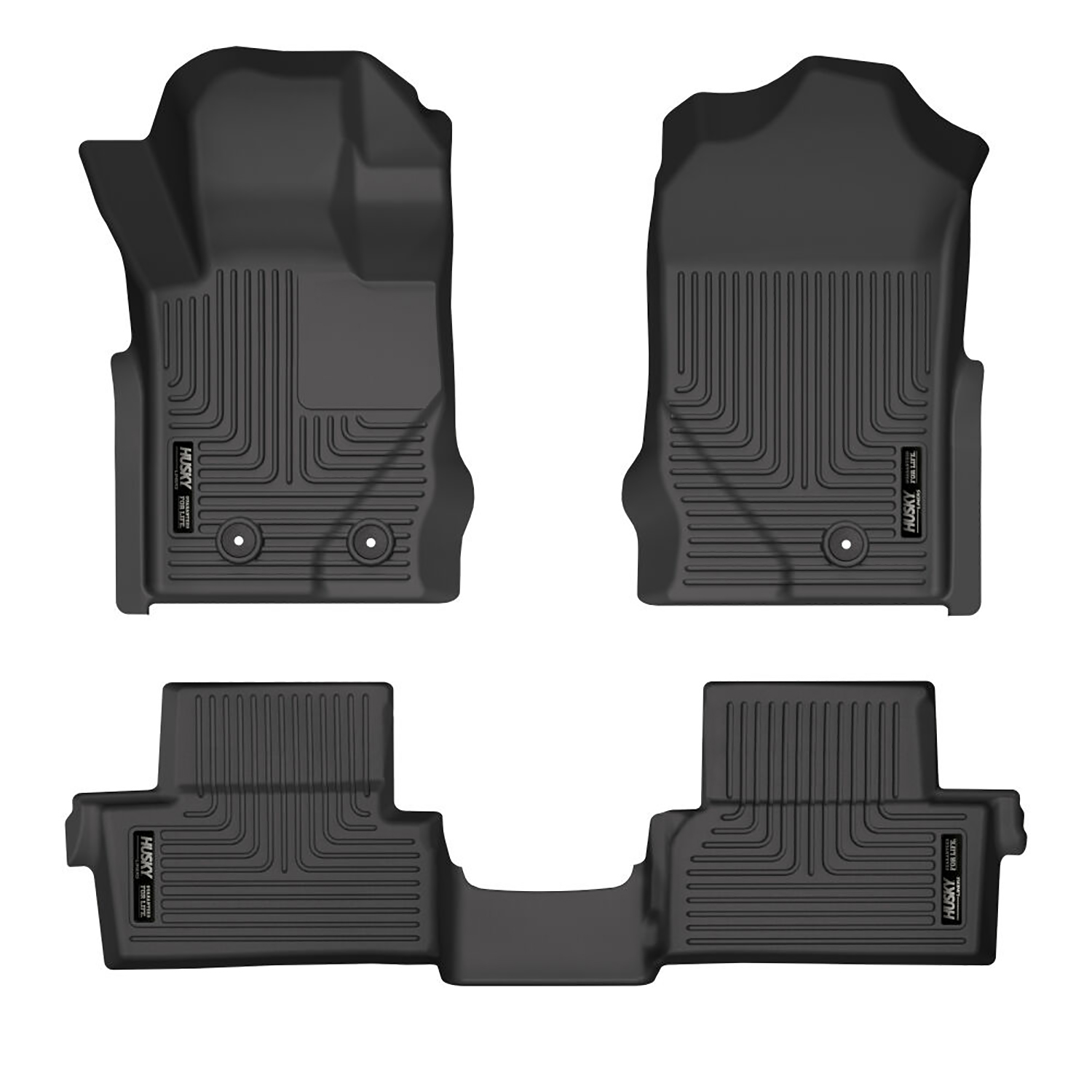 2021 & Newer Ford Bronco 2 Door Weatherbeater Floor Mats Front & 2nd Seat