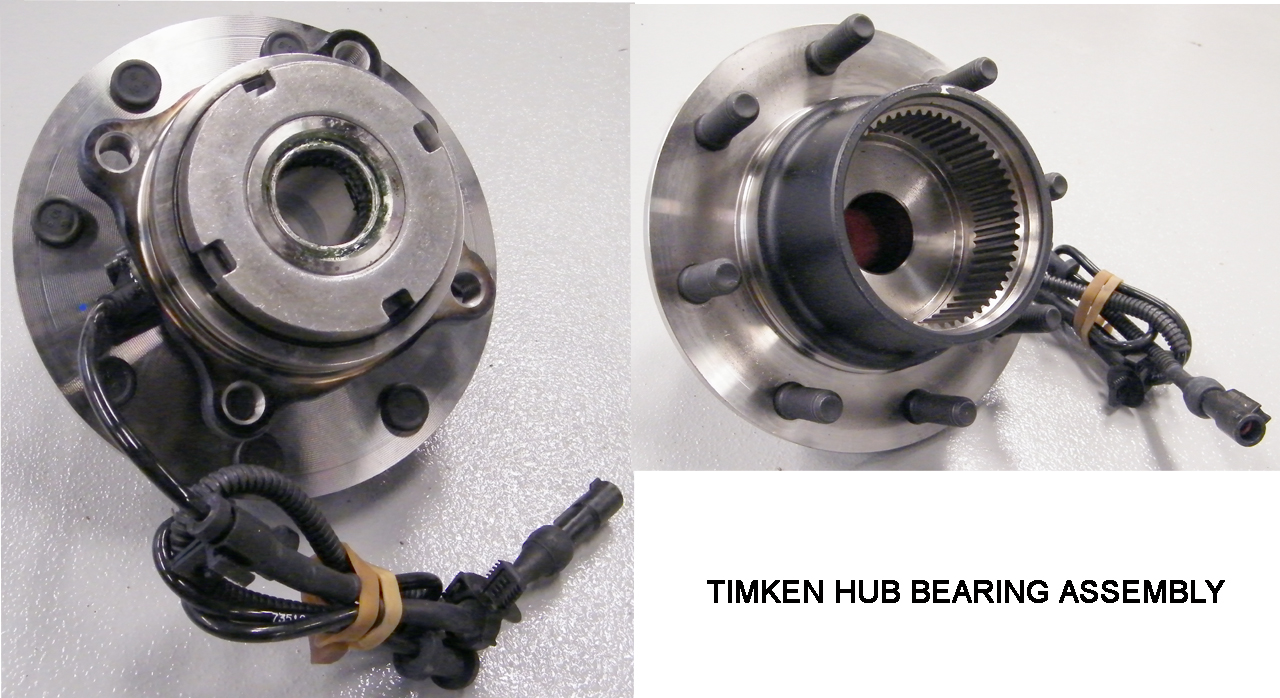 Ford Super Duty Timken Front Wheel Bearing & Hub Assembly, 4wd