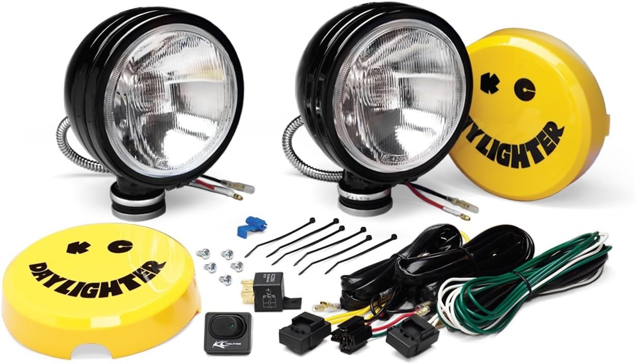 KC Daylighter Halogen Pair Pack System - 6 Inch