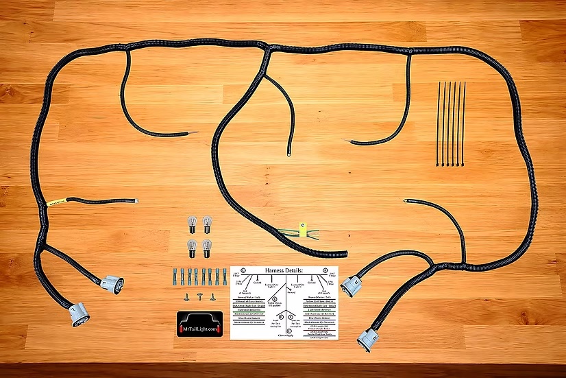 1978-79 Ford Bronco BASIC Taillight Wiring Harness