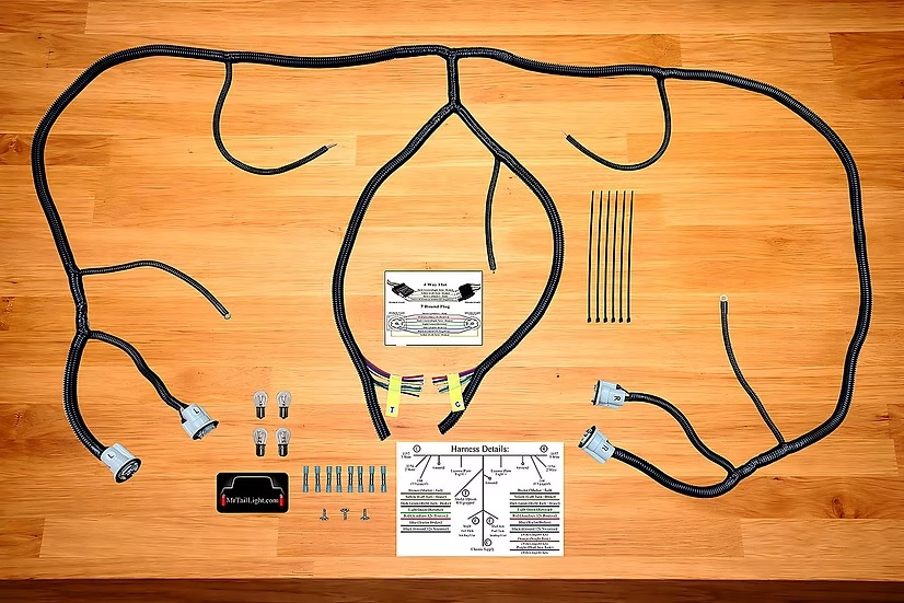 1980-1996 Ford Bronco BASIC Taillight Wiring Harness