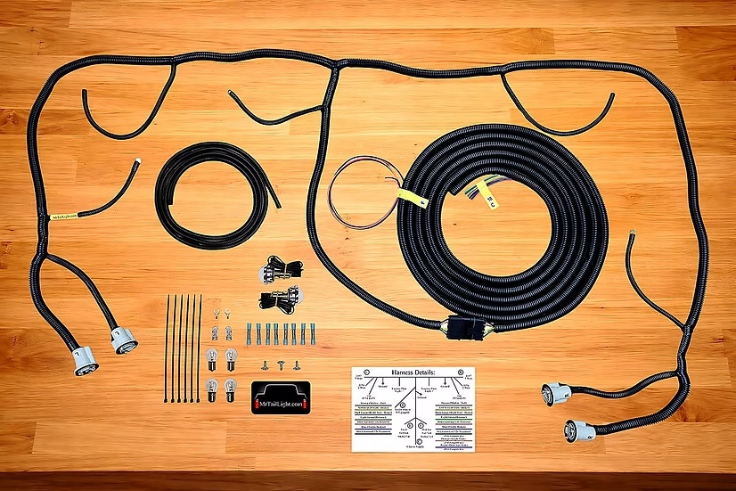 1978-79 Ford Bronco COMPLETE Taillight Wiring Harness