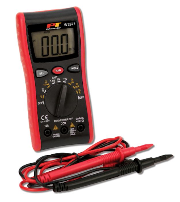 Digital Automotive Multimeter With LED Display