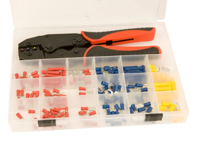 151 Piece Ratcheting Crimper Set