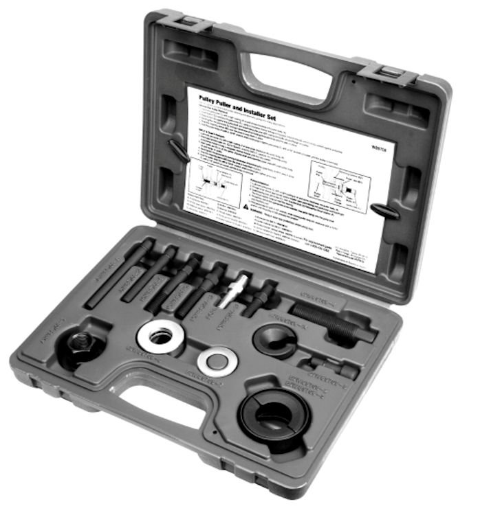 thumbnail image 2 of TOPEMAI Pulley Puller And Installer Kit - Universal Power Steering Pulley Removal Tool Set 2 of 12
