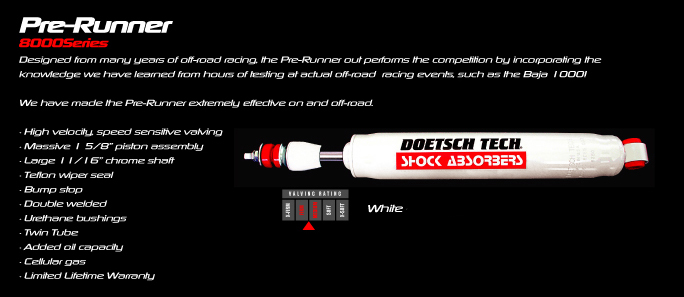 Doetsch Tech Prerunner 8000 Shock