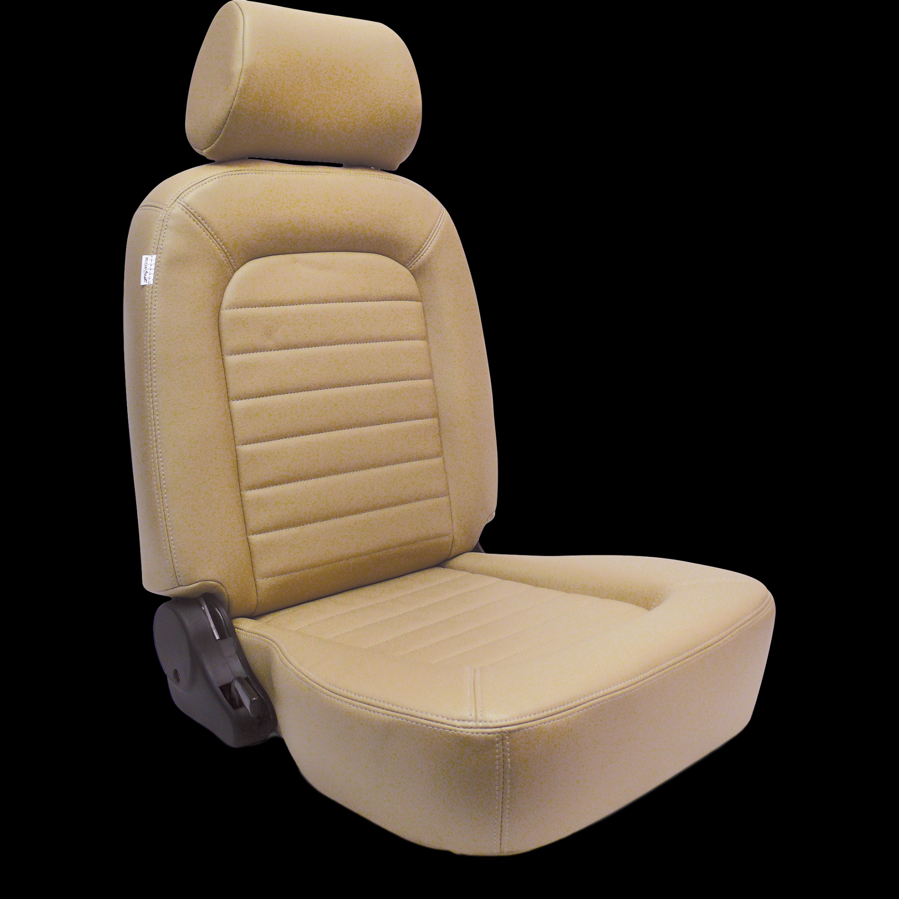 Procar Classic Lowback Vinyl Seat with Headrest - BEIGE
