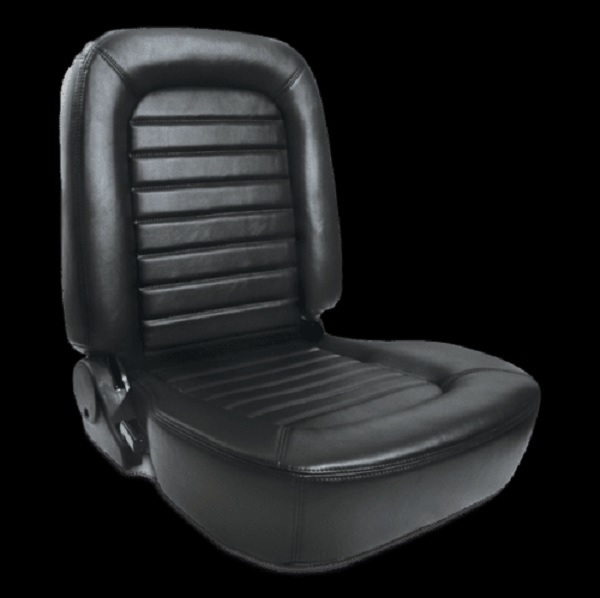 Procar Classic Lowback Vinyl Seat - BLACK