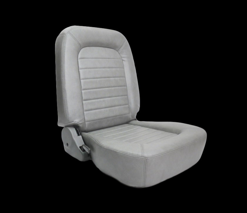 Procar Classic Lowback Vinyl Seat - GRAY