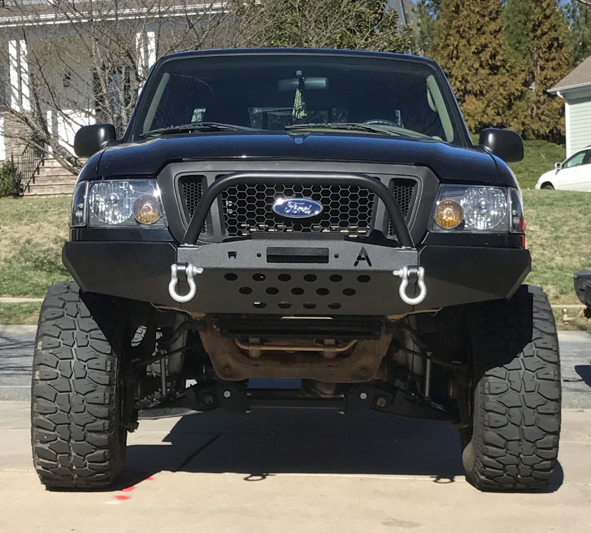 1998-2011 Ranger Elite Plain Front Winch With D-Rings