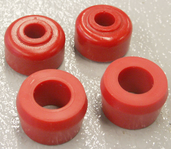 1983-97  Ford Bronco, ll Ranger Front Shock Bushings, Red