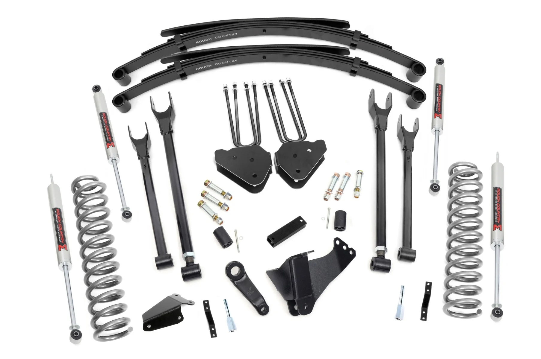 05-07 Super Duty 4wd 8 Inch Lift Kit With Rear Leafs - Rough Country Suspension