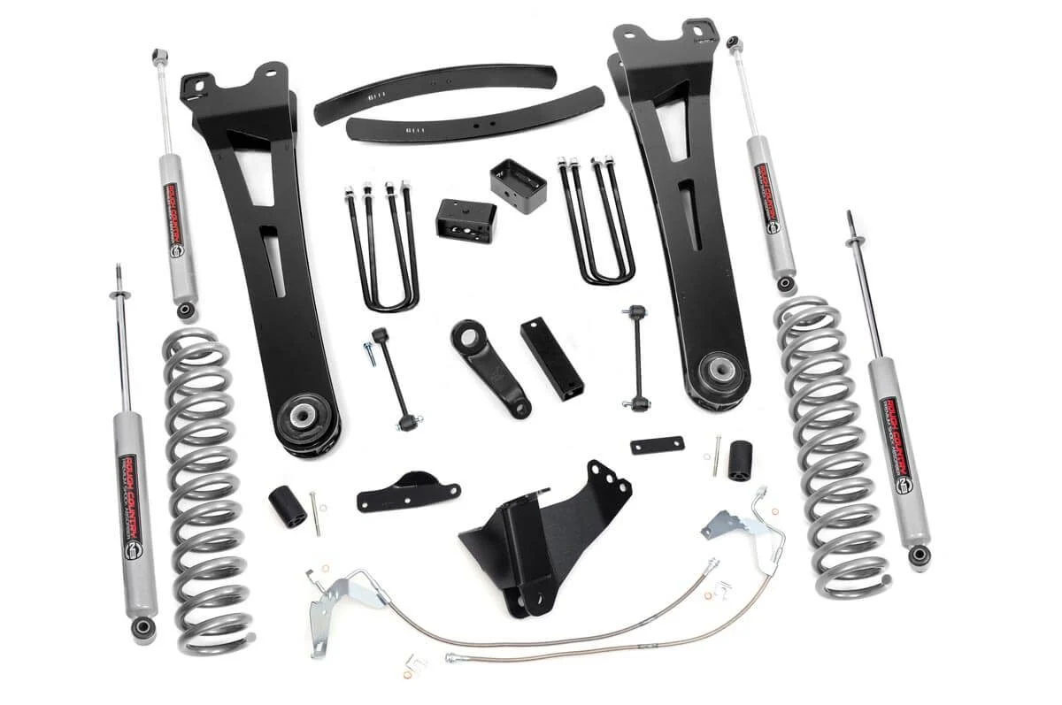 2008-10 Ford Super Duty 4wd 6 Inch Lift Kit w/ Radius Arms- Rough Country Suspension