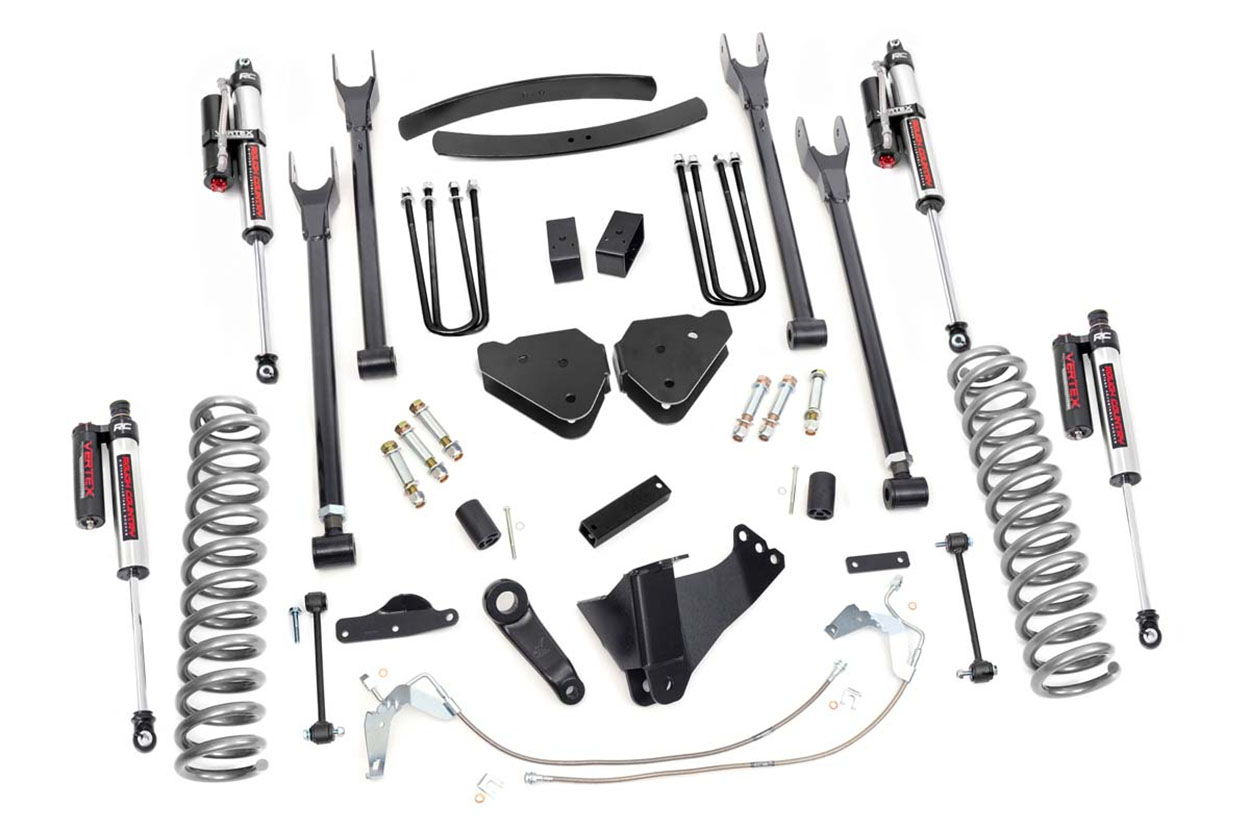 2008-10 Ford Super Duty 4wd 6 Inch Lift Kit w/ Radius Arms- Rough Country Suspension