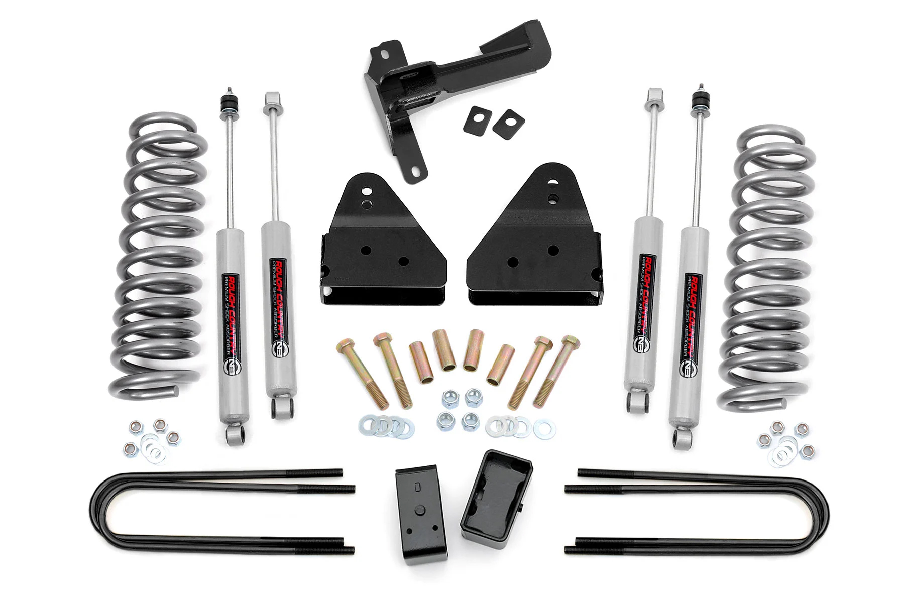 05-07 4wd Super Duty 3 Inch Lift Kit w/Front Coils-Rough Country