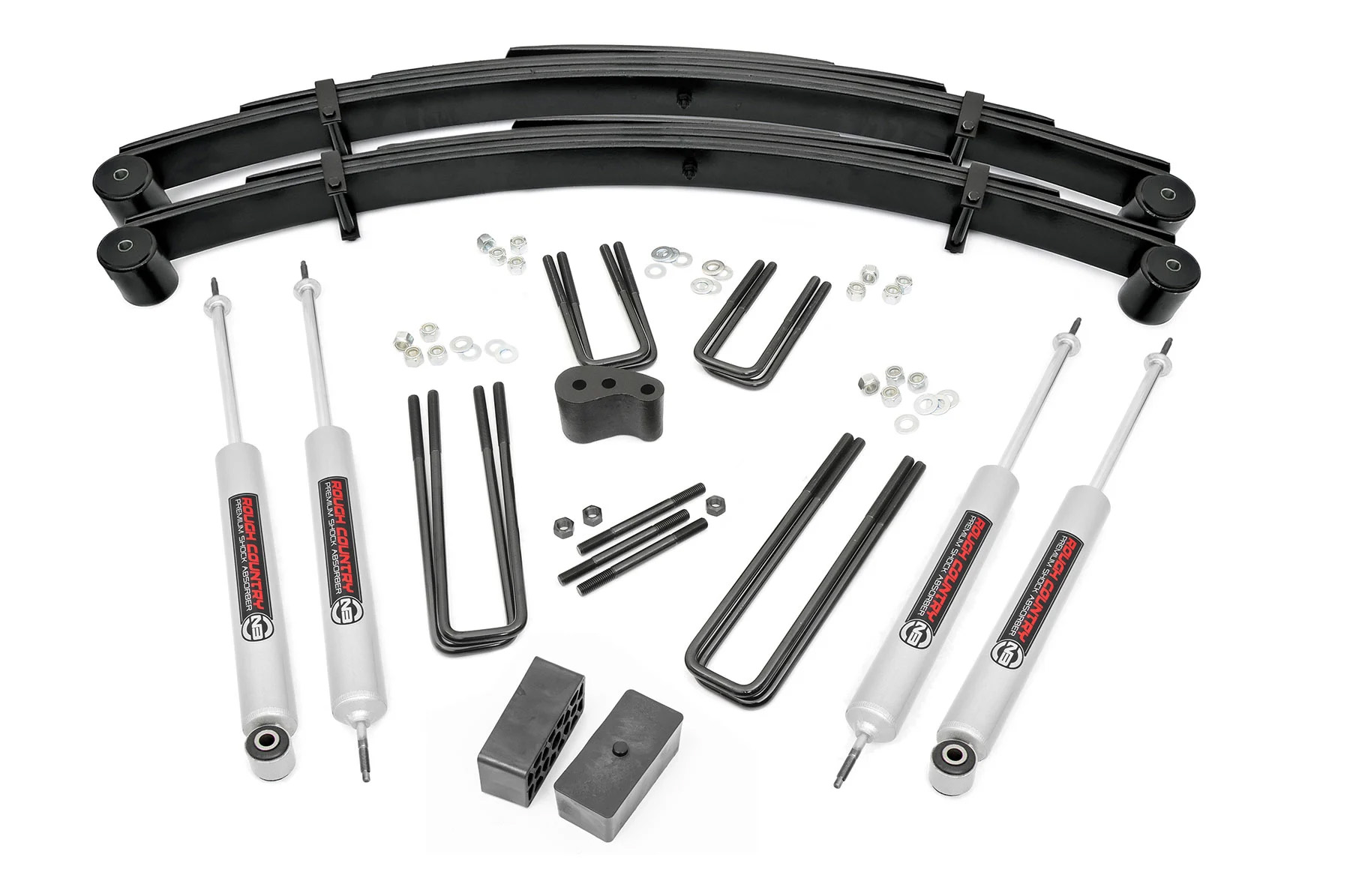 1978-79 F250 4wd Rough Country 4 Inch Lift Kit