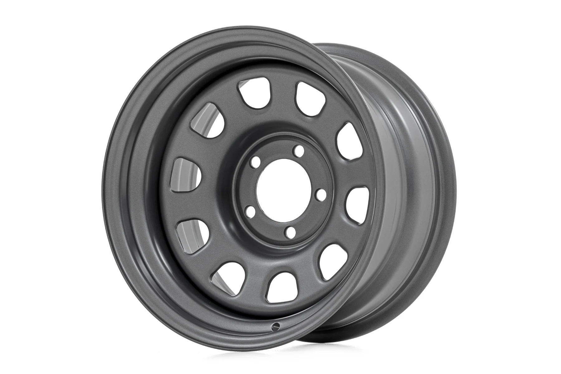 Gray Steel Wheel - 15 x 10 Inch - 5 x 4.5 Inch Bolt Pattern