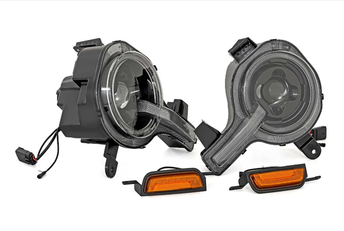 21-25 Bronco DRL Halo LED Headlights - Rough Country