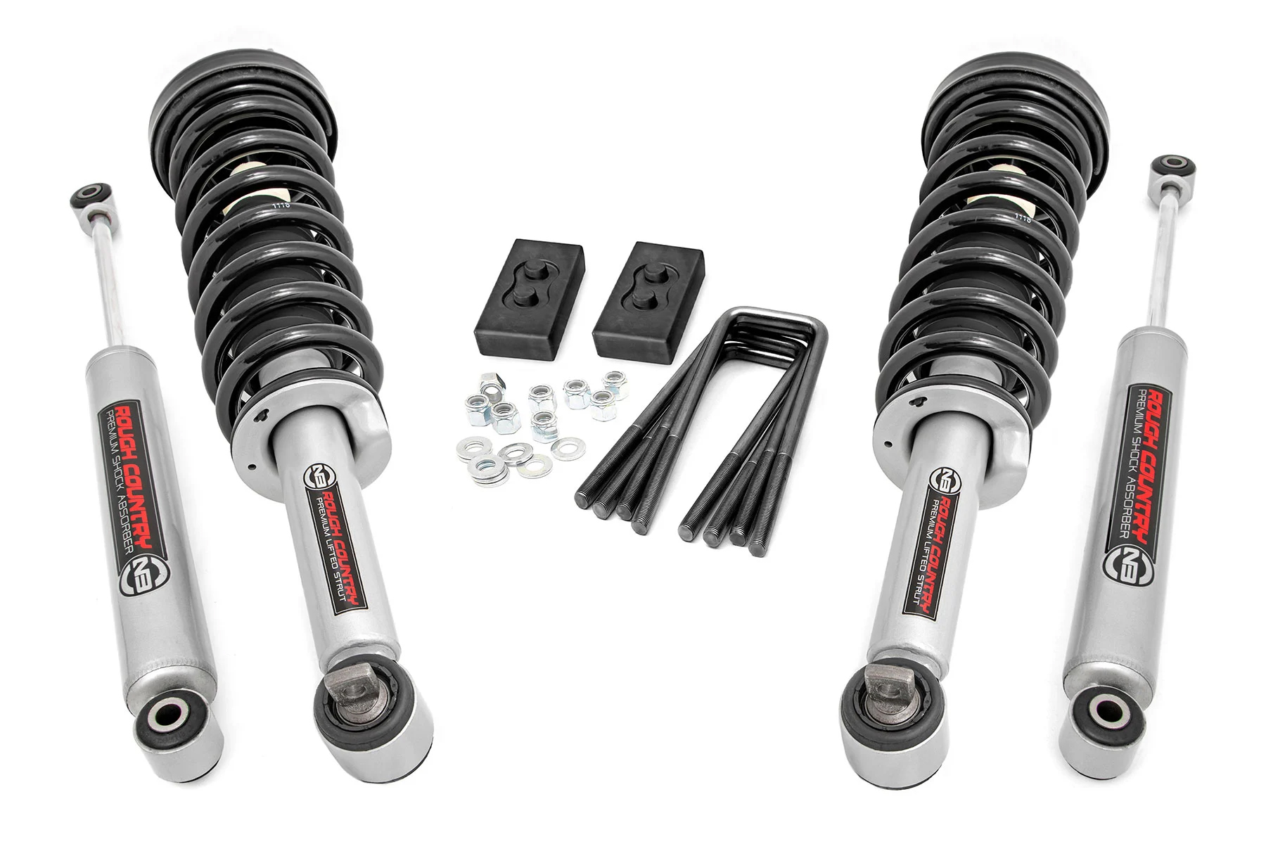 21-24 F150 2 Inch Lifted Strut Lift Kit - Rough Country Suspension