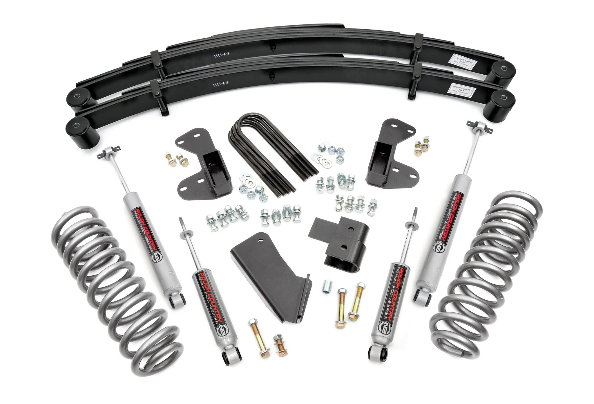 80-96 F150 4wd 2.5 Inch Lift Kit with Rear Leafs - Rough Country