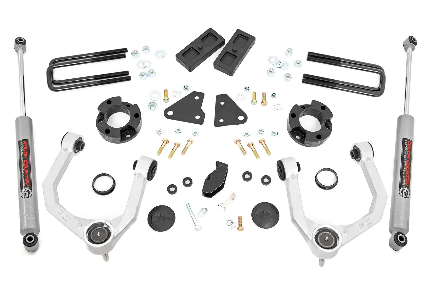 2019-24 Ford Ranger 4wd 3.5 Inch Rough Country Lift Kit