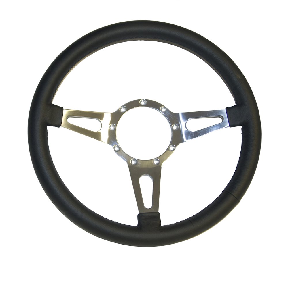 Black Feroce 15in Steering Wheel 9 Hole