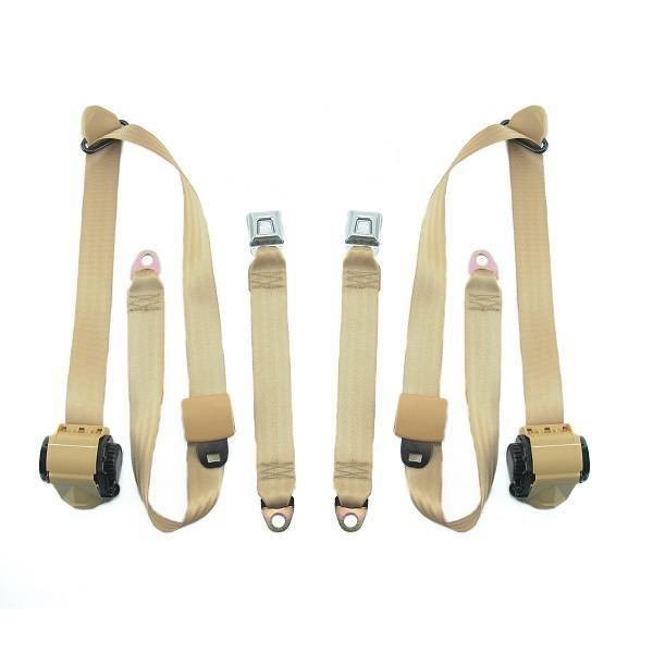 1967-72 Fseries Standard Cab Bench Seat Belts - Left & Right