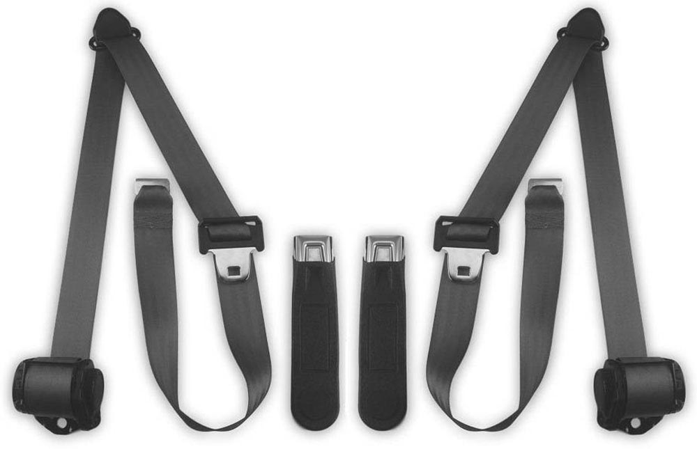 83-90 Ford Bronco II Bucket Seat Belt Kit - Driver & Passenger
