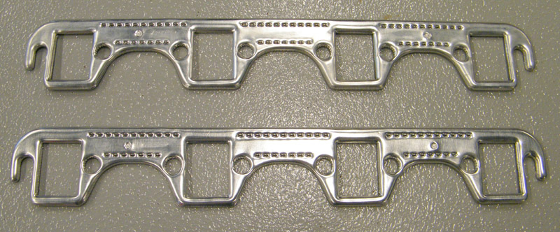 Aluminum 289,302,351W Header Gaskets Square Port